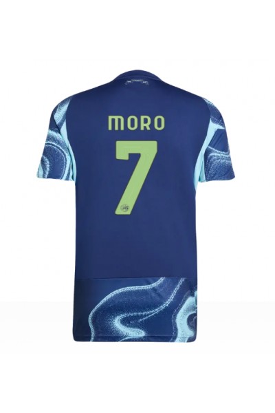 Ajax Raul Moro #7 Jalkapallovaatteet Vieraspaita 2025-26 Lyhythihainen Ajax Raul Moro #7 Jalkapallovaatteet Vieraspaita 2025-26 Lyhythihainen